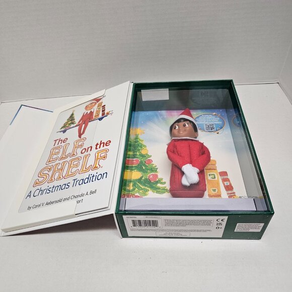 The Elf on the Shelf A Christmas Tradition Set Boy Plush Book Keepsake Box 2005 - Picture 7 of 14